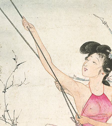 大通-胡也佛的仕女画和最知名的金瓶梅秘戏图